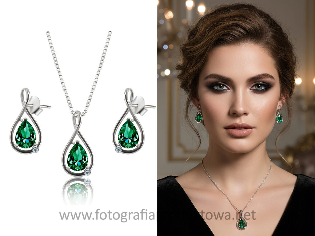 fotografia biżuterii i wizualizacja biżuterii packshot
