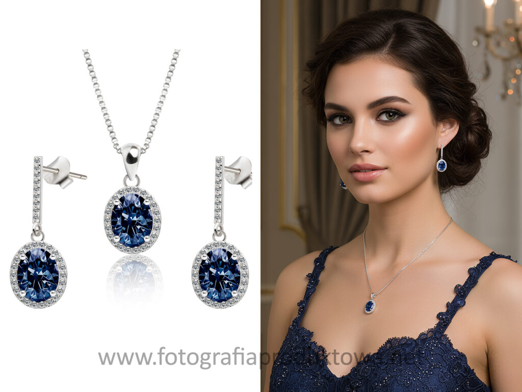 fotografia biżuterii i wizualizacja biżuterii packshot