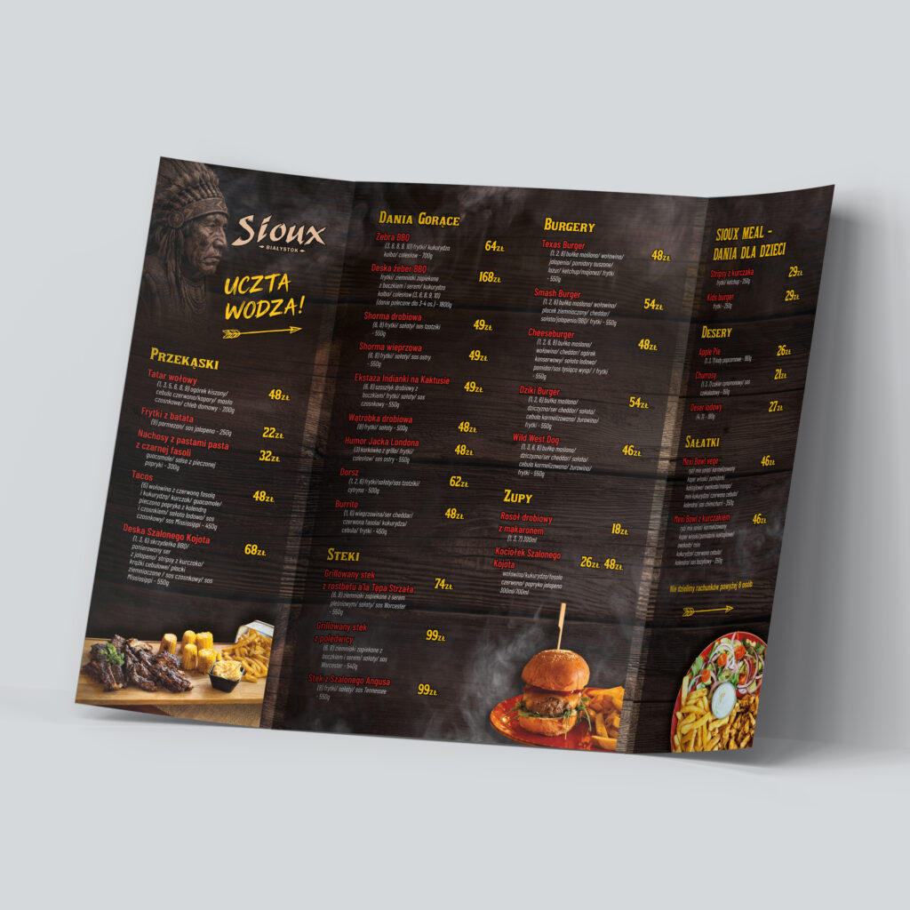 menu grafika dtp