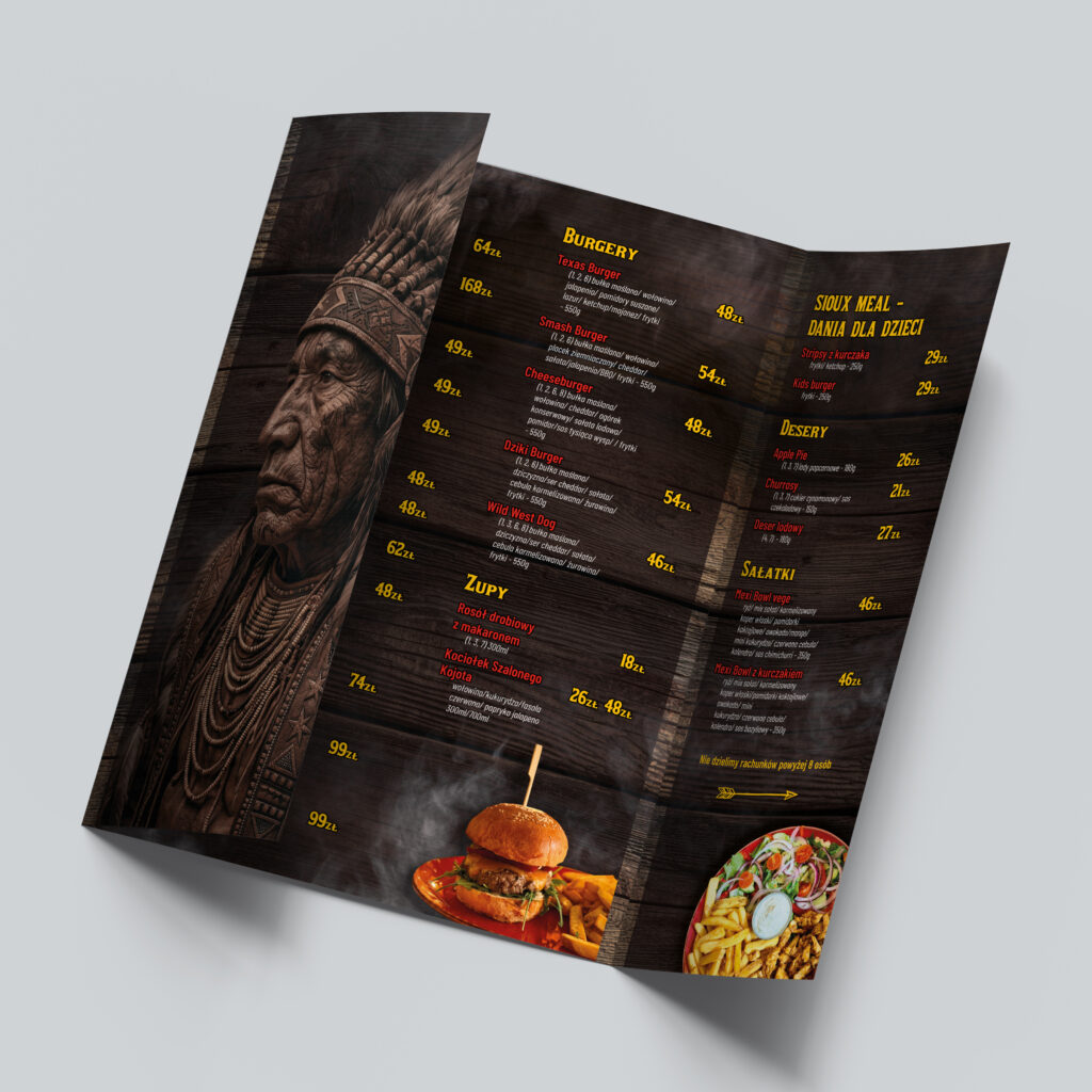 menu grafika dtp