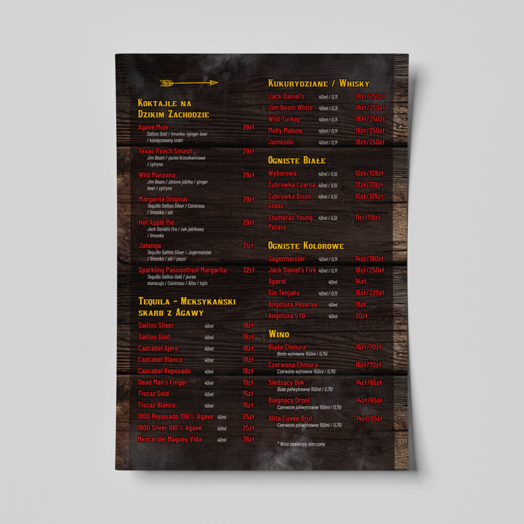 menu grafika dtp